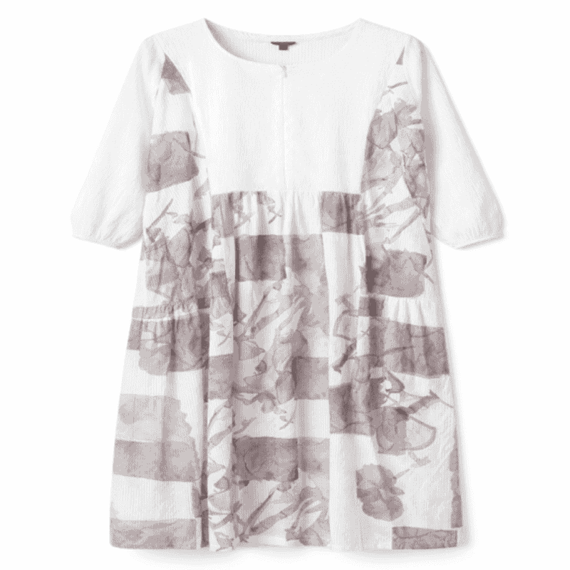 trendy White petal gown for women